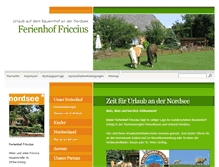 Tablet Screenshot of friccius.wesselburen.de